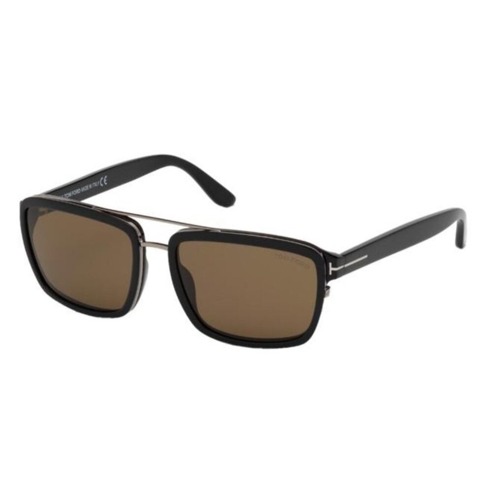 NEW TOM FORD SUNGLASSES BLACK BROWN MEN EYEWEAR TOM FORD